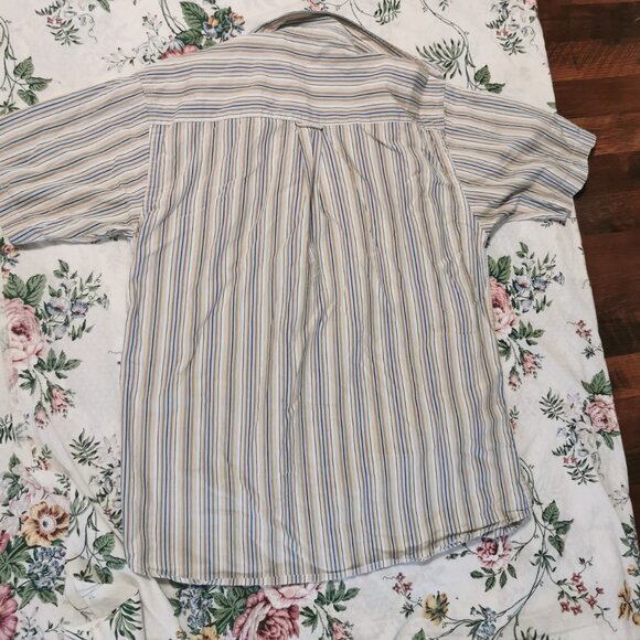Vintage Oscar de la Renta striped short sleeve button down 0040 Oscar de la Rent - Picture 6 of 6